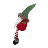 Northlight 25-Inch Plush Red And Green Sitting Tabletop  Christmas Decoration Christmas Gnome