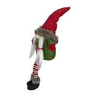 Northlight 25in Red  Green  And White Sitting Tabletop Female  Christmas Decoration Christmas Gnome