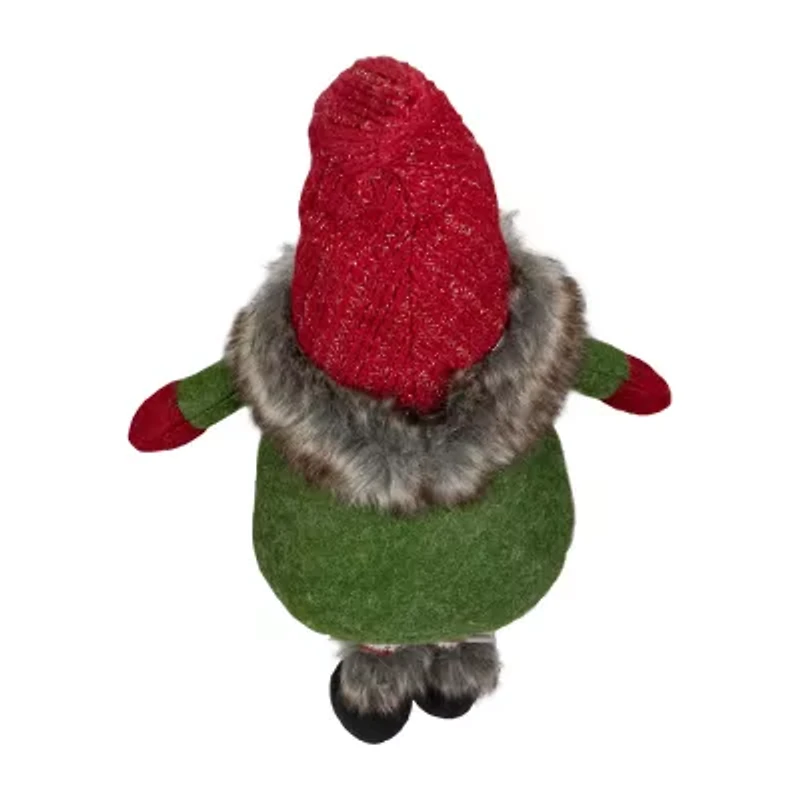 Northlight 25in Red  Green  And White Sitting Tabletop Female  Christmas Decoration Christmas Gnome