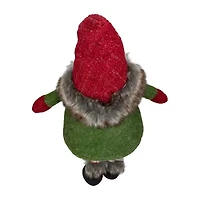 Northlight 25in Red  Green  And White Sitting Tabletop Female  Christmas Decoration Christmas Gnome