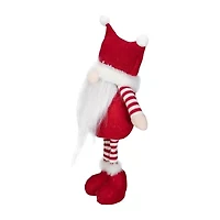 Northlight 18.5in Plush Red And White Standing Tabletop  Christmas Decoration Christmas Gnome