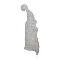 Northlight 16in Led Lighted White Knit  Christmas Christmas Gnome
