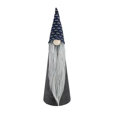 Northlight 20in Gray And Blue Cone  Christmas Tabletop Decor Christmas Gnome