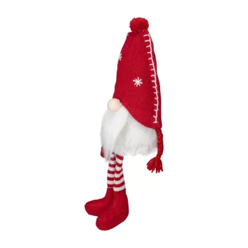 Northlight 18-Inch Plush Red And White Sitting Christmas  Tabletop Decoration Christmas Gnome