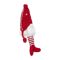 Northlight 18-Inch Plush Red And White Sitting Christmas  Tabletop Decoration Christmas Gnome