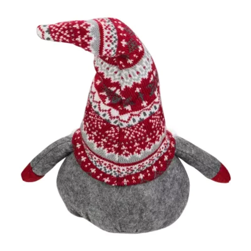 Northlight 17-Inch Red  Gray  And White Lodge-Style Tabletop  Christmas Decoration Christmas Gnome