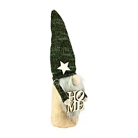 Northlight 14in Green Knit Standing Home  Christmas Christmas Gnome
