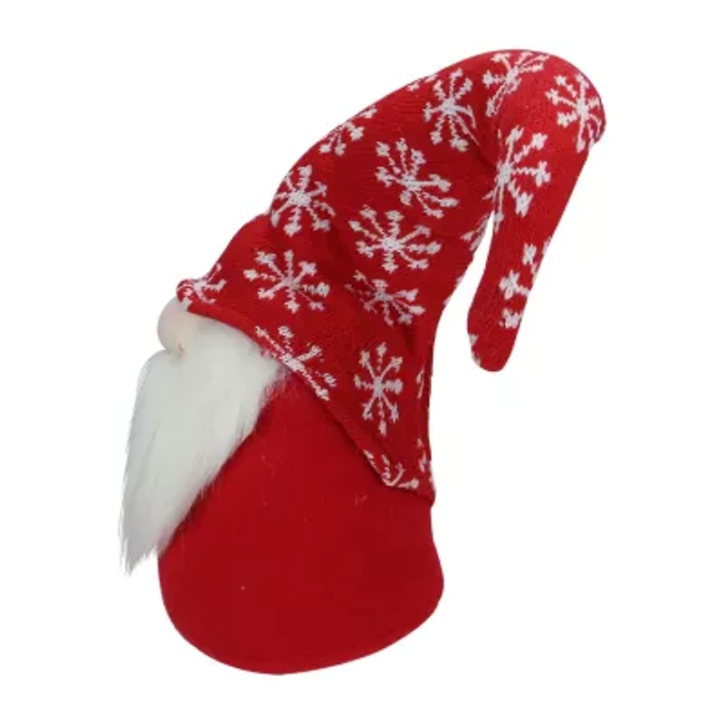 Northlight 8in Big Nose Plush Red Santa  Christmas Christmas Gnome