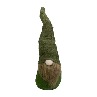Northlight 21in Green Standing  Christmas With Bendable Hat Christmas Gnome