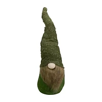 Northlight 21in Green Standing  Christmas With Bendable Hat Christmas Gnome