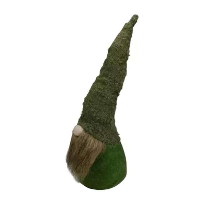 Northlight 21in Green Standing  Christmas With Bendable Hat Christmas Gnome
