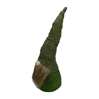 Northlight 21in Green Standing  Christmas With Bendable Hat Christmas Gnome