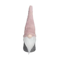 Northlight 11in Pink And Gray Standing  Christmas Decoration Christmas Gnome