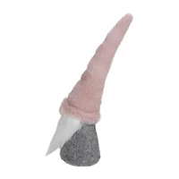 Northlight 11in Pink And Gray Standing  Christmas Decoration Christmas Gnome