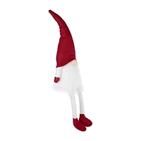 Northlight 20in Lighted Red And White Sitting  Tabletop Christmas Decoration Christmas Gnome