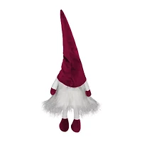 Northlight 20in Lighted Red And White Sitting  Tabletop Christmas Decoration Christmas Gnome