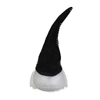 Northlight 12-Inch Black And White Plush Sitting Christmas  Tabletop Decoration Christmas Gnome