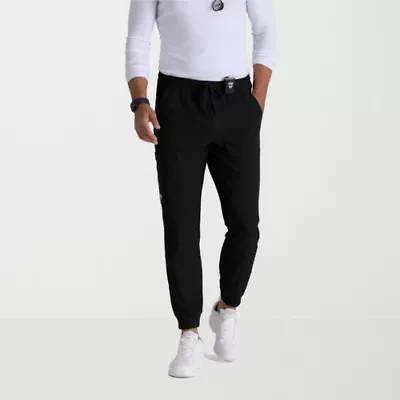 Skechers Skp572 Structure 3-Pocket Jogger Mens Short Tag Free Stretch Fabric Moisture Wicking Scrub Pant