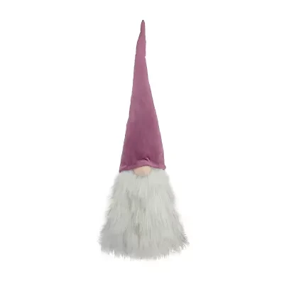Northlight 17in Mauve Battery Operated Lighted  Christmas Decoration Christmas Gnome