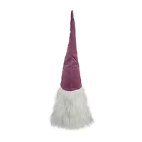 Northlight 17in Mauve Battery Operated Lighted  Christmas Decoration Christmas Gnome