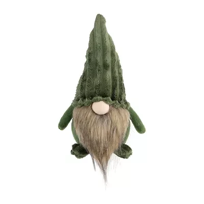 Northlight 12in Green Plush Christmas  Decoration Christmas Gnome