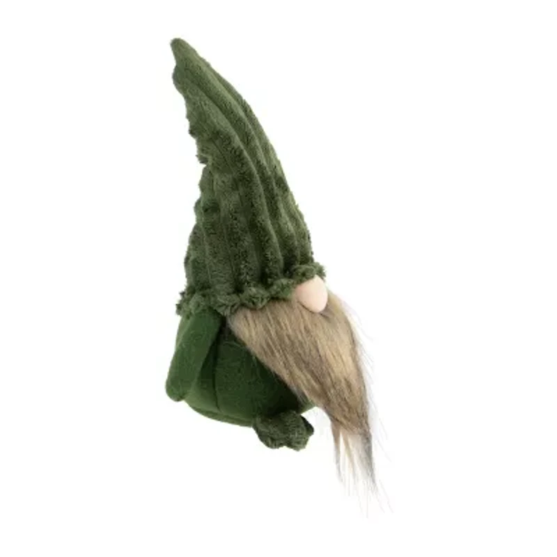 Northlight 12in Green Plush Christmas  Decoration Christmas Gnome