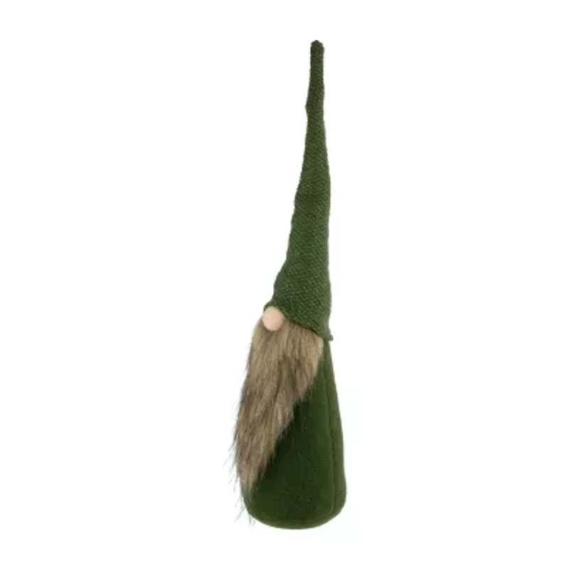 Northlight 19in Forest Green Christmas  Tabletop Decoration Christmas Gnome