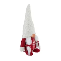 Northlight 10in Red And White Nordic Girl  Christmas Decoration Christmas Gnome