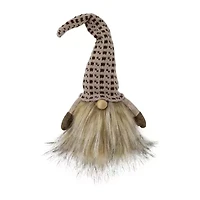 Northlight 12.5in Beige And Brown Sitting  Christmas Christmas Gnome