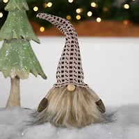 Northlight 12.5in Beige And Brown Sitting  Christmas Christmas Gnome