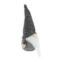 Northlight 12in Gray And White Standing  Tabletop Christmas Decoration Christmas Gnome