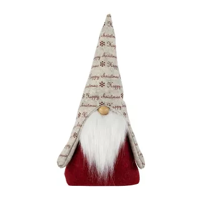 Northlight 12in Red And Gray Inhappy Christmasin Christmas Gnome