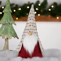 Northlight 12in Red And Gray Inhappy Christmasin Christmas Gnome