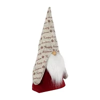 Northlight 12in Red And Gray Inhappy Christmasin Christmas Gnome