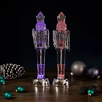 Northlight Lighted Figurines 12.5-Inch 2-pc. Plays Music Christmas Nutcracker