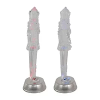 Northlight Lighted Figurines 12.5-Inch 2-pc. Plays Music Christmas Nutcracker