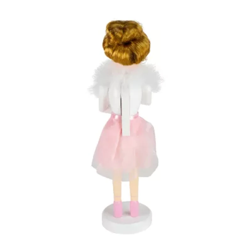 Northlight 14in Pink Wooden  Ballerina Christmas Nutcracker