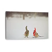 Lumaprints Weathered Feathered Friends Canvas Art