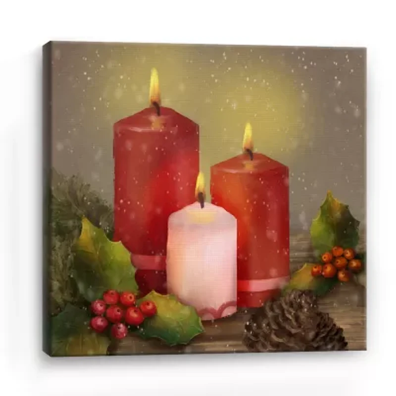 Lumaprints Candles Canvas Art
