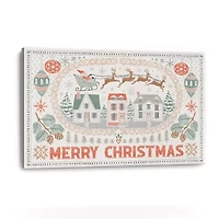 Lumaprints Frosty Forest Ii White Canvas Art