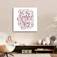 Lumaprints Tis The Season Of Joy Canvas Art