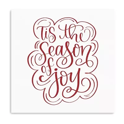 Lumaprints Tis The Season Of Joy Canvas Art