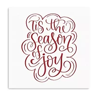 Lumaprints Tis The Season Of Joy Canvas Art