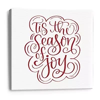 Lumaprints Tis The Season Of Joy Canvas Art