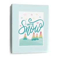 Lumaprints Let It Snow Canvas Art