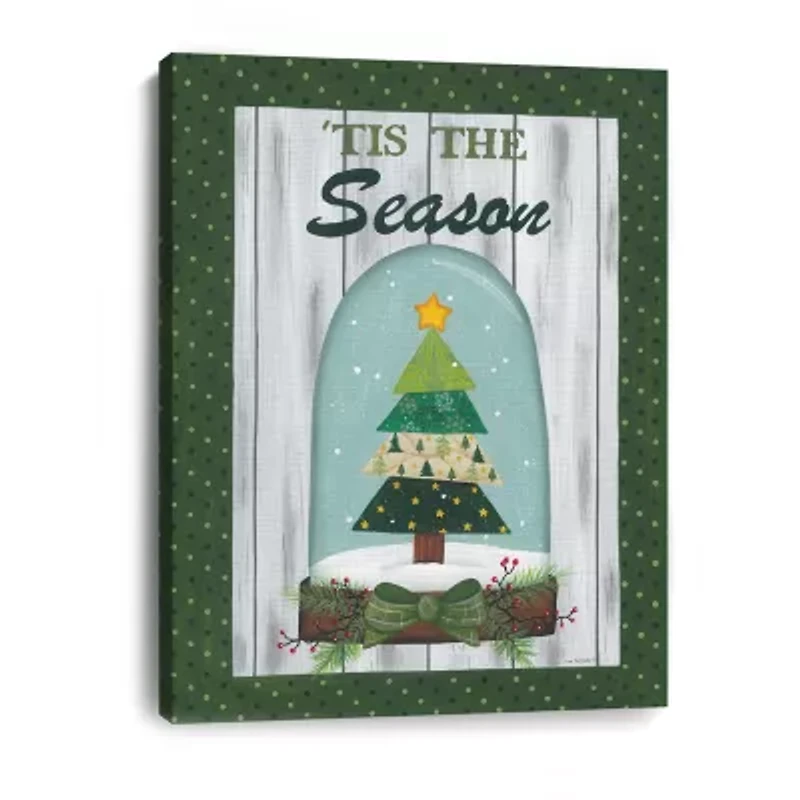 Lumaprints Tree Snow Globe Canvas Art