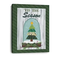 Lumaprints Tree Snow Globe Canvas Art