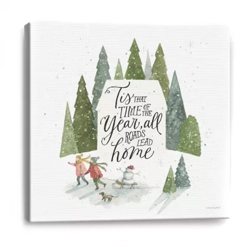 Lumaprints Magical Winterland X Canvas Art