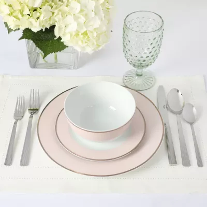 Martha Stewart Chauncey  Hobnail 4-pc. Glass Goblet Set