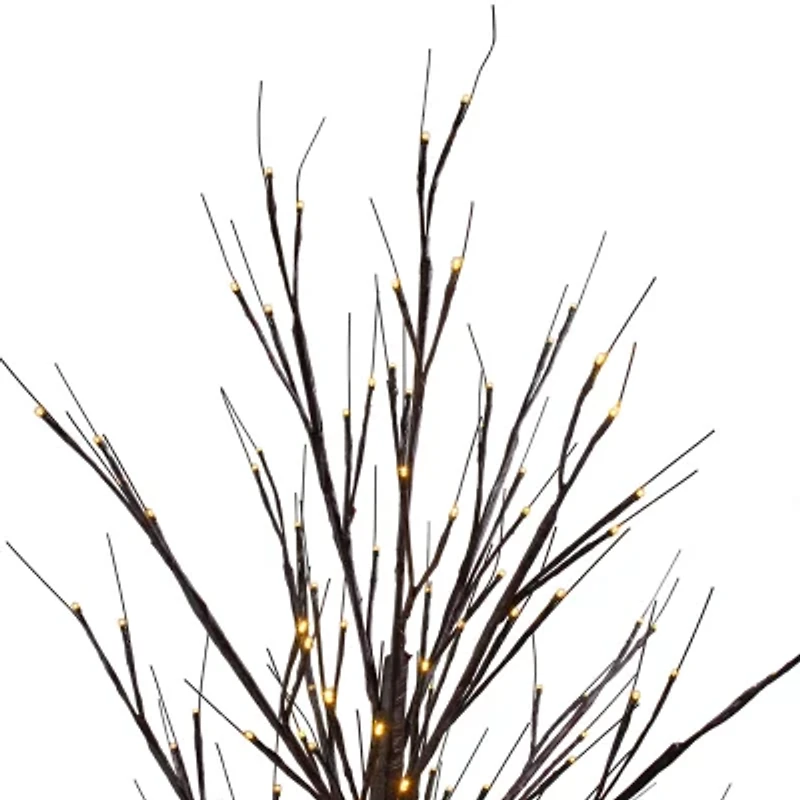 Northlight 6ft Lighted Birch Twig Tree  Warm White Led Lights Christmas Yard Art